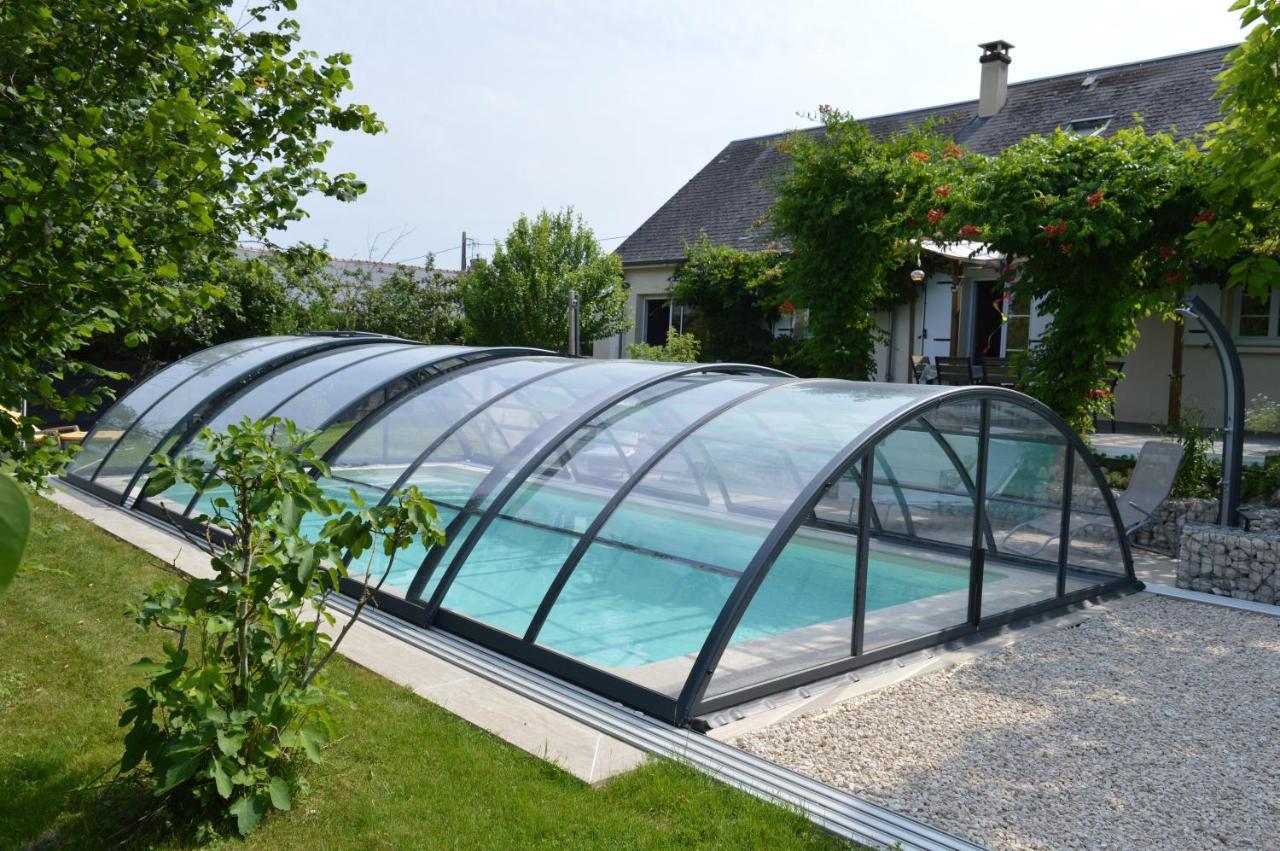 Au Coeur Du Bien-Etre, Chalet Avec Piscine Chauffee Et Couverte, Spa, Sauna, Massages 몽토우 외부 사진